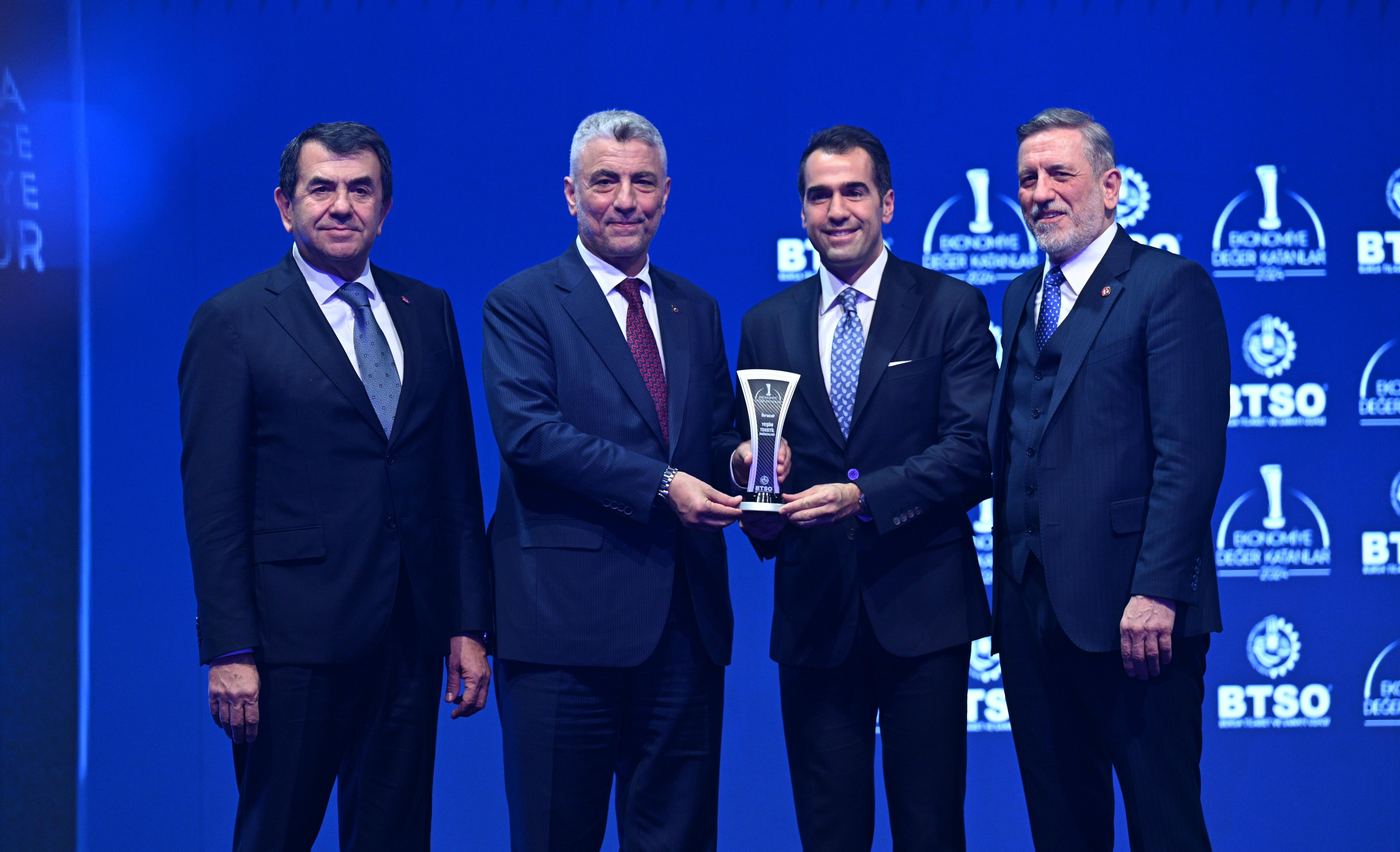 Yeşim Group was Deemed Worthy of an award at the ‘Adding Value to the Economy’ Ceremony